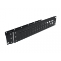 19" Coaxial Panel 32 Port BNC (Swing Out)